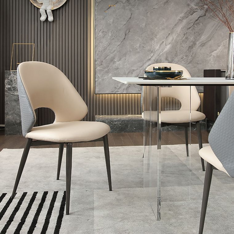Glam Dining Table Set 1/2/5/7 Pieces with Acrylic Base Kitchen Furniture Set