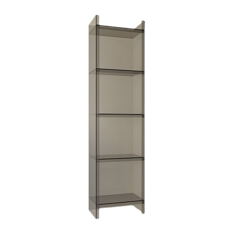Vertical Scandinavian Standard Bookshelf with Acrylic Frame and Shelf