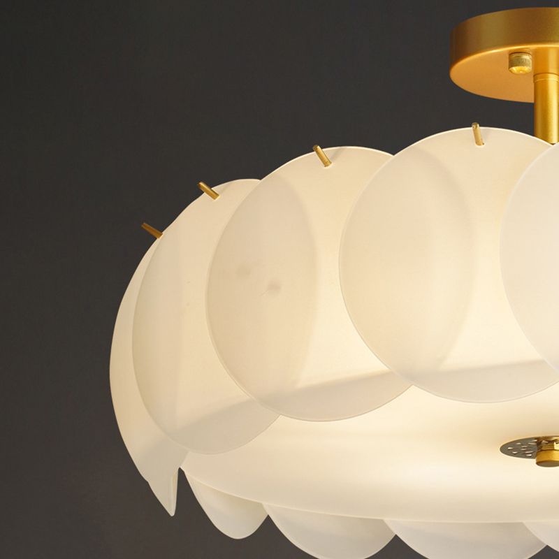 Nordic Ceiling Light Creative Glass Flush Mount Ceiling Light Fixture for Bedroom