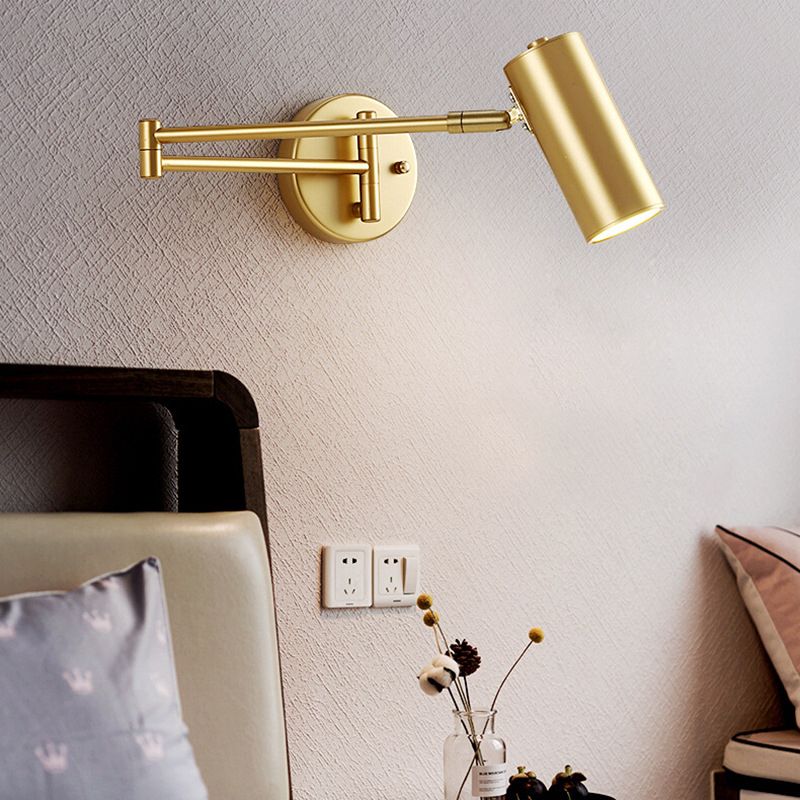 Luce di pannelli a parete armata regolabile Luce a parete in metallo moderno per camera da letto