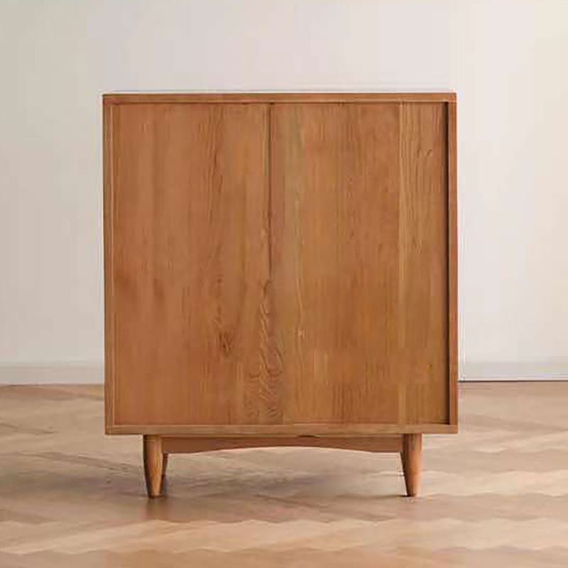 Four Doors Dining Server 36.5"H Simple Style Wood Frame Buffet Server for Dining Room