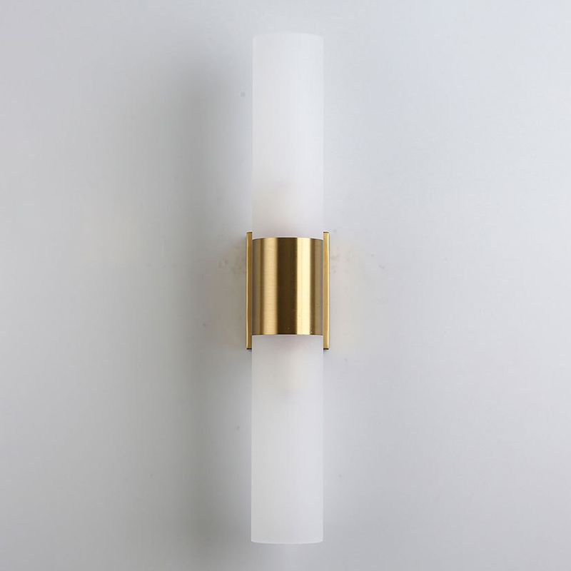 Linear Shape Metal Wall Light Modern 2-Lights Wall Mount Lighting