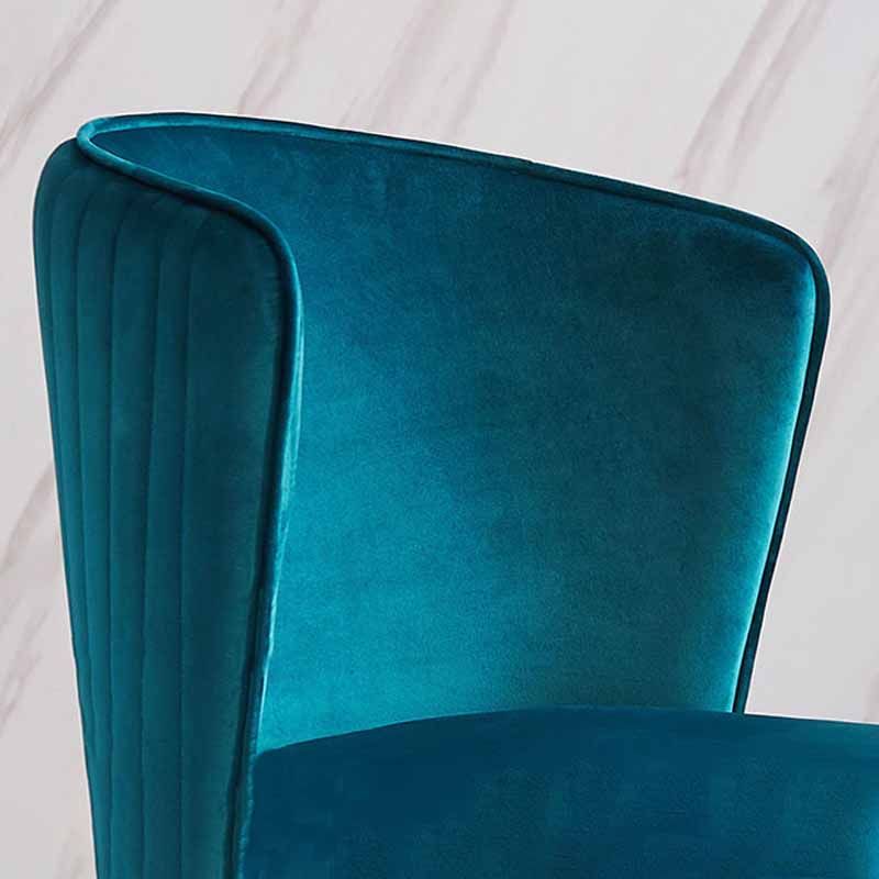 Silla lateral escandinava interior Silla tapizada de madera del comedor del Wingback