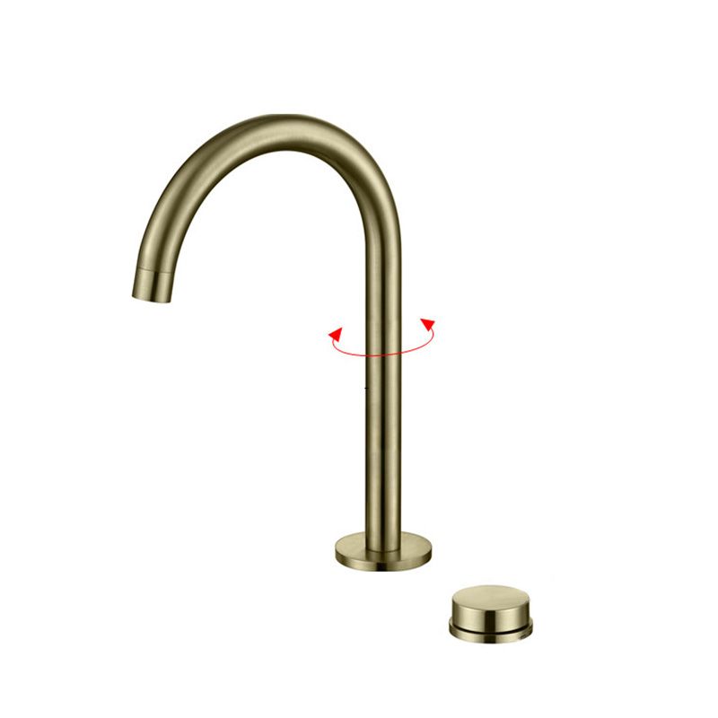 Vessel Sink Bathroom Faucet Knob Handle Swivel Spout High-Arc Vessel Faucet