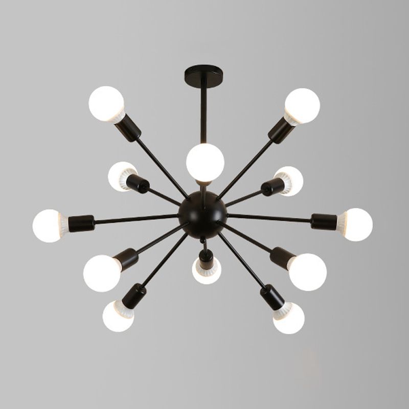 Multi-Head Chandelier Lighting Fixtures Modern Style Sputnik Suspension Light