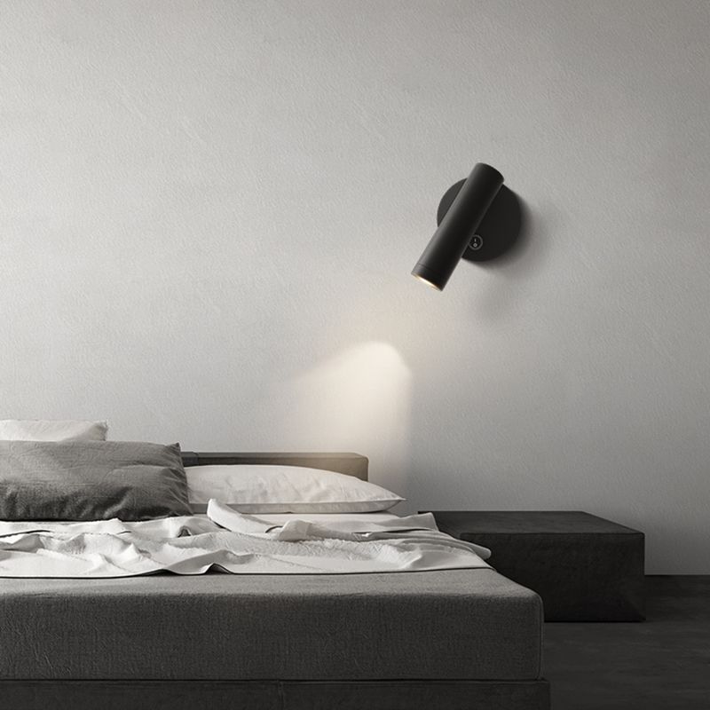 Modern Style Aluminum Wall Light 5.5" High Reading Wall Sconce for Bedroom