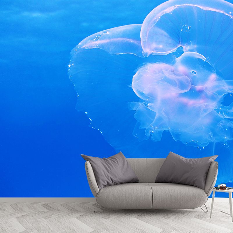 Planktonic Jellyfish Wall Decor for Dining Room Bedroom, Made to Measure