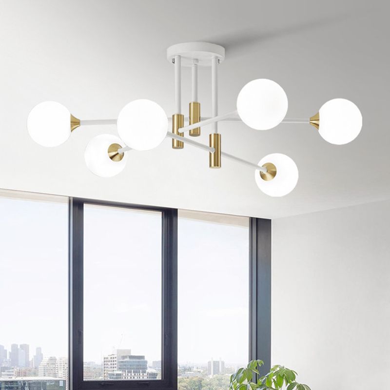 Sfere Light Semi Filfture Light Semi Minimalist Style Semi Flush Mount Affermazione Luce