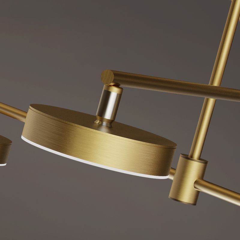 Modern Farmhouse Pendant Lighting Cylinder Chandelier Pendant Light Copper Chandelier