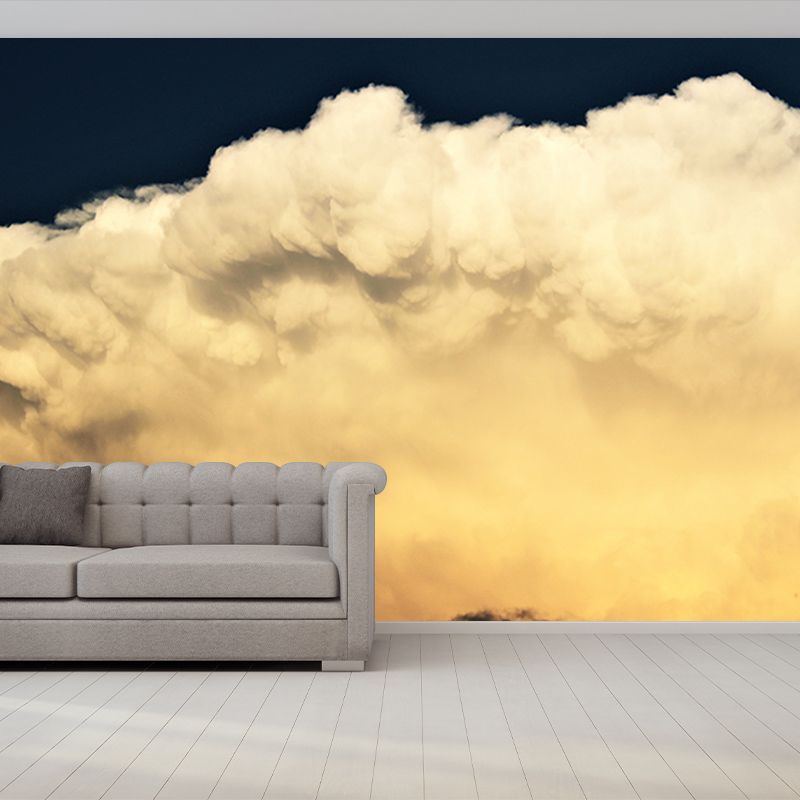 Cloudiness View Wall Covering for Bedroom Home Wall Decor, Moisture Resistant