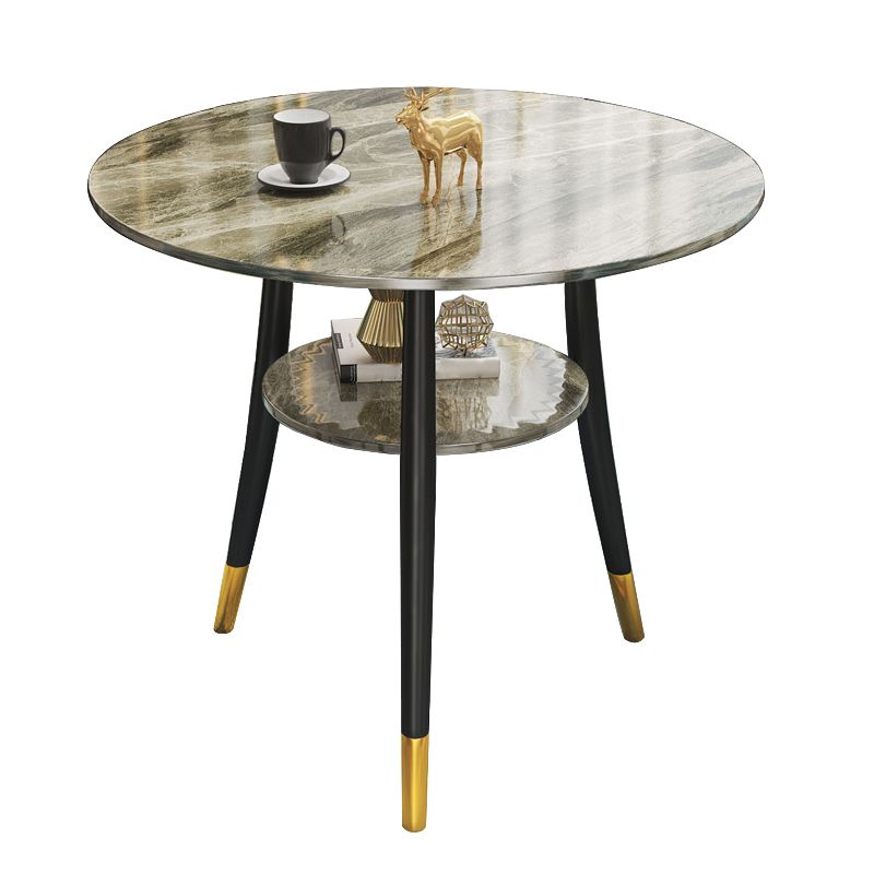 Round Dining Site Table Traditional Luxury 4-foot Stone Home Furniture