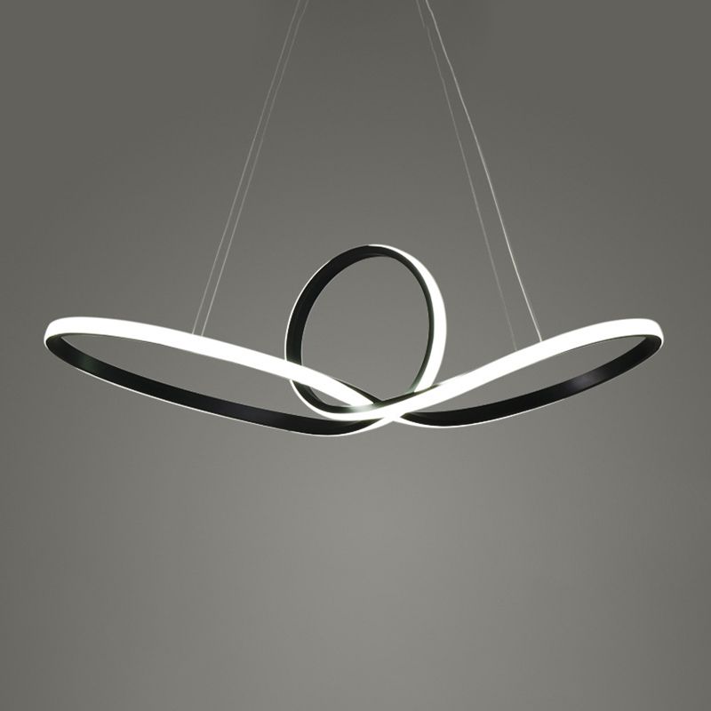 3 Farbe optional moderne Turn -Kronleuchter LED Hängende Leuchten für Wohnzimmer Schlafzimmer