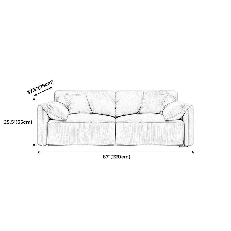 Stain Resistant Stationary Living Room Pillow Top Arm Cushions Seating
