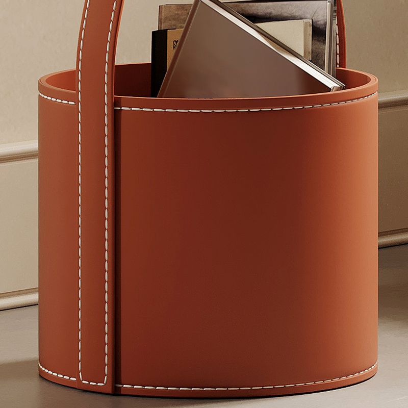 Mid-Century Modern Sofa Side Accent Table with Tray Top for Living Room