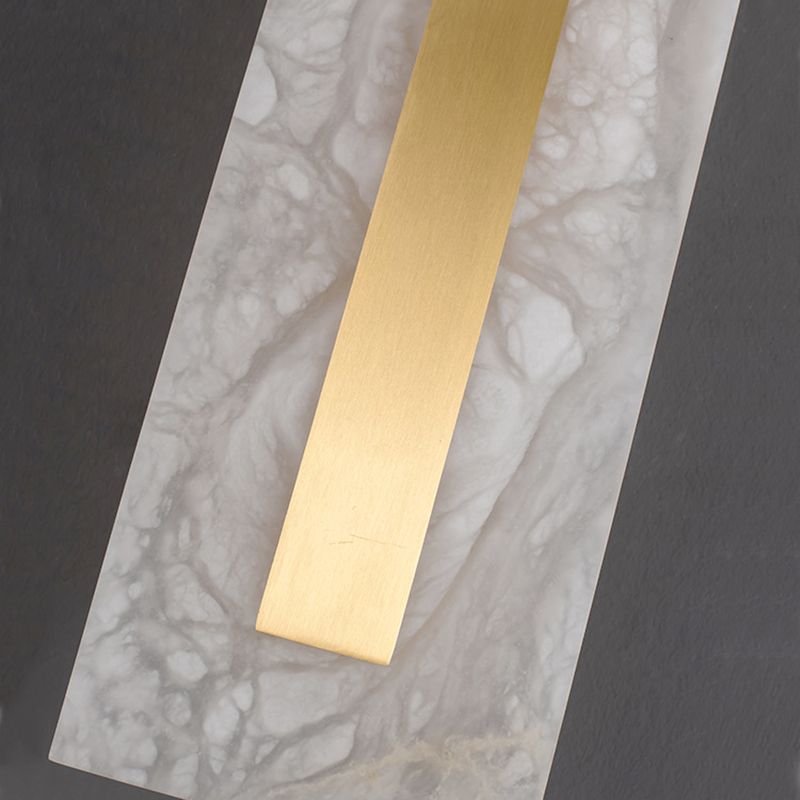Single Modern Golden Wall Mounted Sconce LED Shaded Wall Light for Foyer