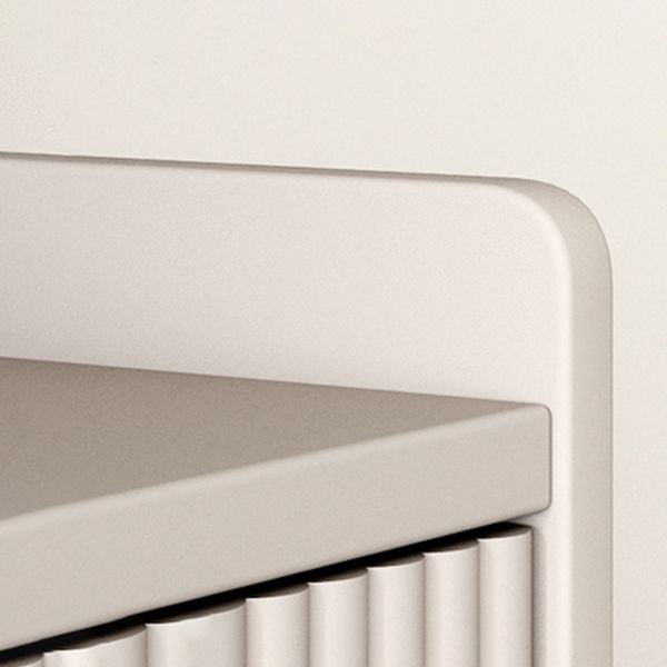 Simple Engineered Wood Sideboard Modern Buffet with Drawer for Dining Room