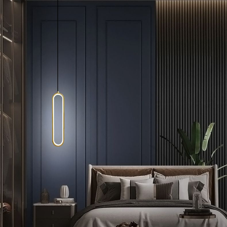 Aluminium -LED LED Linear anheizt Licht im modernen kreativen Stil Kieselgel Deckenleuchte für Wohnzimmer