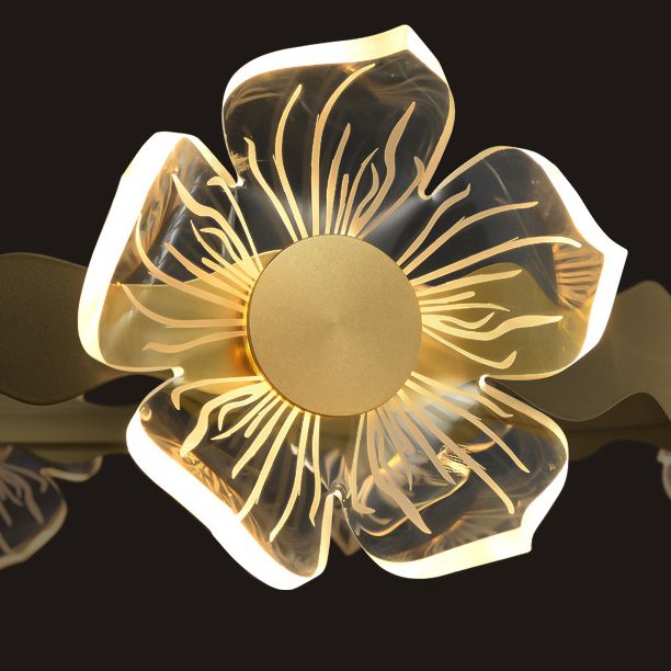 Eigentijds plafond hanglampje lichtglas hangend licht licht voor woonkamer