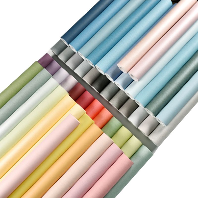Minimalistische Tapetenrolle in sanften Farben, 57,1 m², reine, gemusterte Wandkunst für das Schlafzimmer