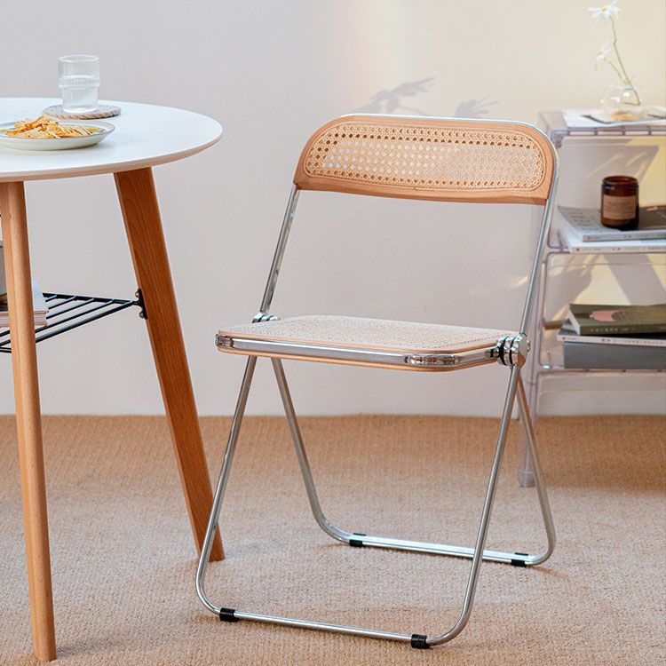 Silla de comedor moderna sin brazos, silla lateral de comedor de plástico para uso en restaurantes