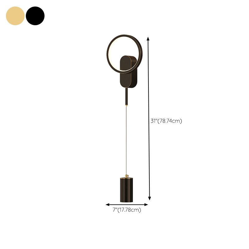 Post-Modern Adjustable Wall Lamp Metal Sconce Lighting for Bedroom