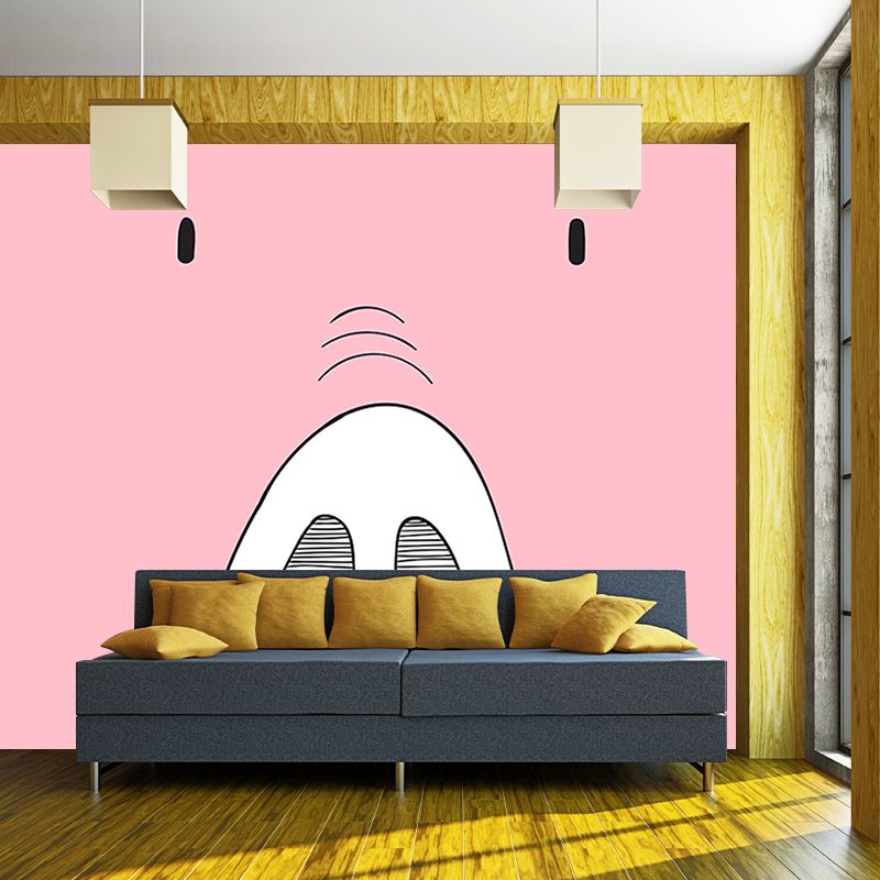 Illustration Stain Resistant Wallpaper Animals Living Room Wall Mural