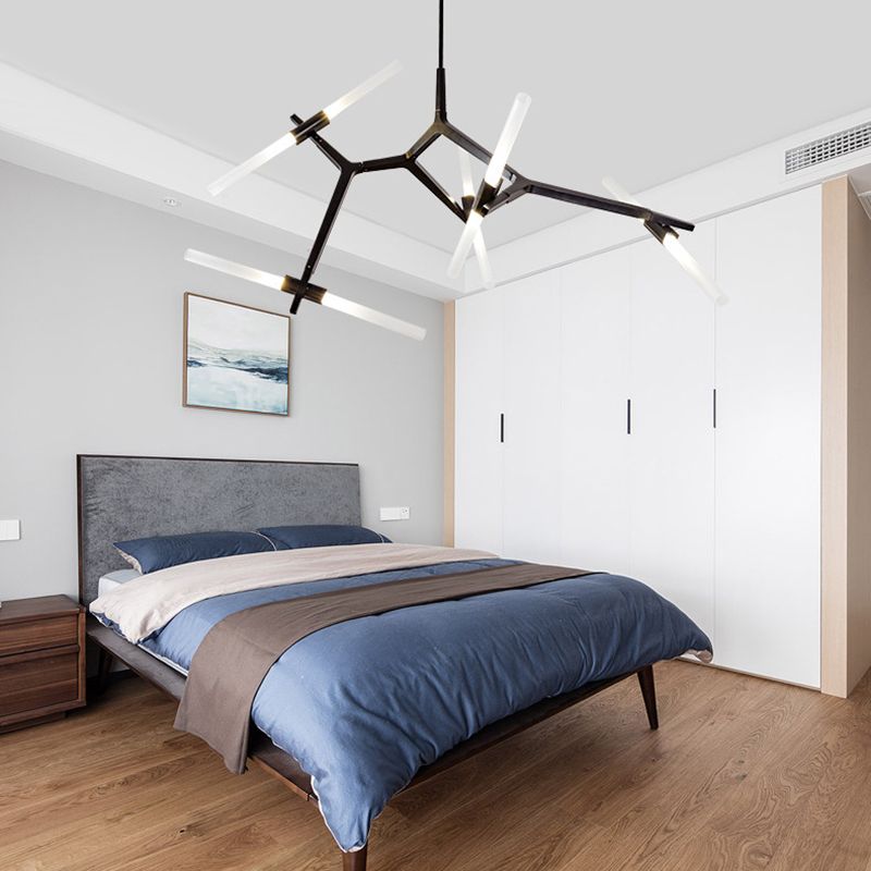 Radiation Chandelier Light Fixtures Modern Multi-Head Suspension Pendant Lamps for Living Room