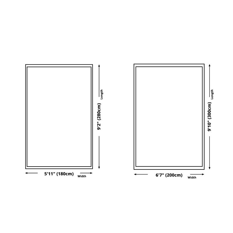 Green Graphic Rug Polyester Casual Indoor Rug Washable Rug for Living Room