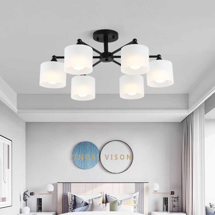 Lampade a sospensione di vetro contemporanei per le lampadario per soggiorno per soggiorno per soggiorno