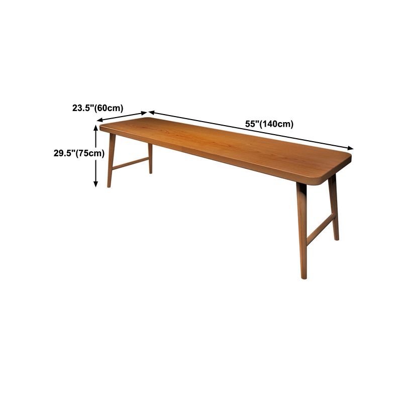 Solid Wood Writing Desk Rectangular Contemporary Office Desk