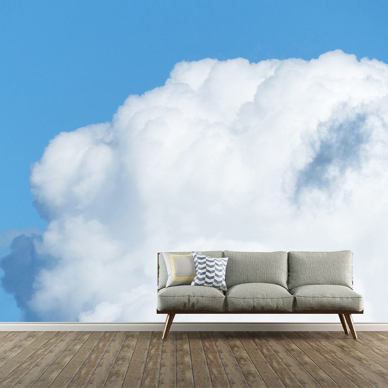 Sky Photography Mural Mildew Resistant Wallpaper Sleeping Room Wall Mural
