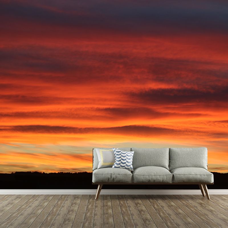 Beautiful Sky Mural Decal for Meeting Room Water Resistant, Custom Size