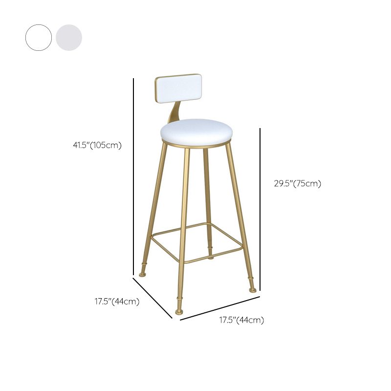 Contemporary Style 1/2/3 Pieces Bar Table Set Rectangle Bar Table with Metal Stools