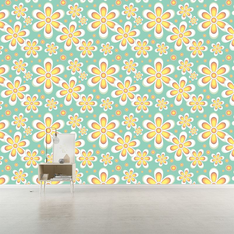 Illustration Tropical Plant Mural Eco-friendly Decorative Wallpaper Home Decor