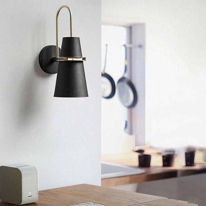 Cone Shape Metal Vanity Lamp Industrial Style 1 Light Vanity Light Fixture