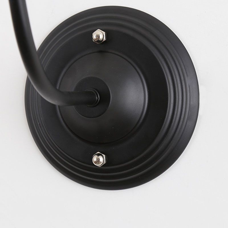 Metallzylinder/Sechseck wandhängendes leichte Bauernhaus 1 Lampenrestaurant Wandmontage in Schwarz