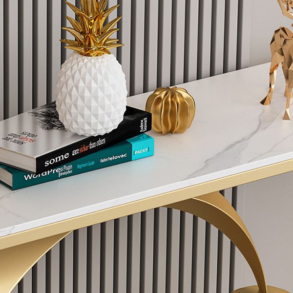 Glam Console Accent Table Antique Finish Stain Resistant Console Sofa Table