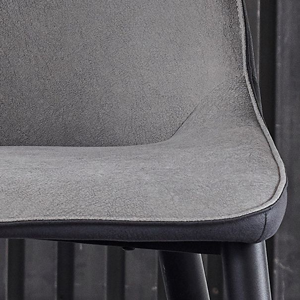 Modern Style Kitchen Dining Side Chair Polyurethane Dining Chair with Carbon Steel Legs