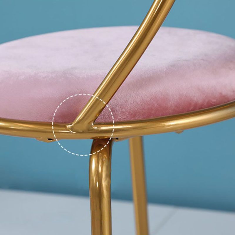Diseño escandinavo sillas de comedor tapizadas sin brazo