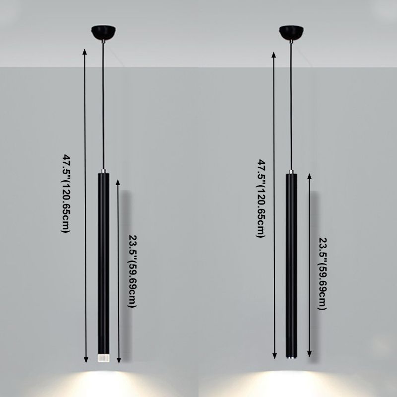 Luminaires de pendentif cylindre