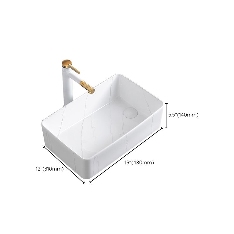 Classic Style Bathroom Sink Stainless Steel Dirt Resistant Bathroom Sink