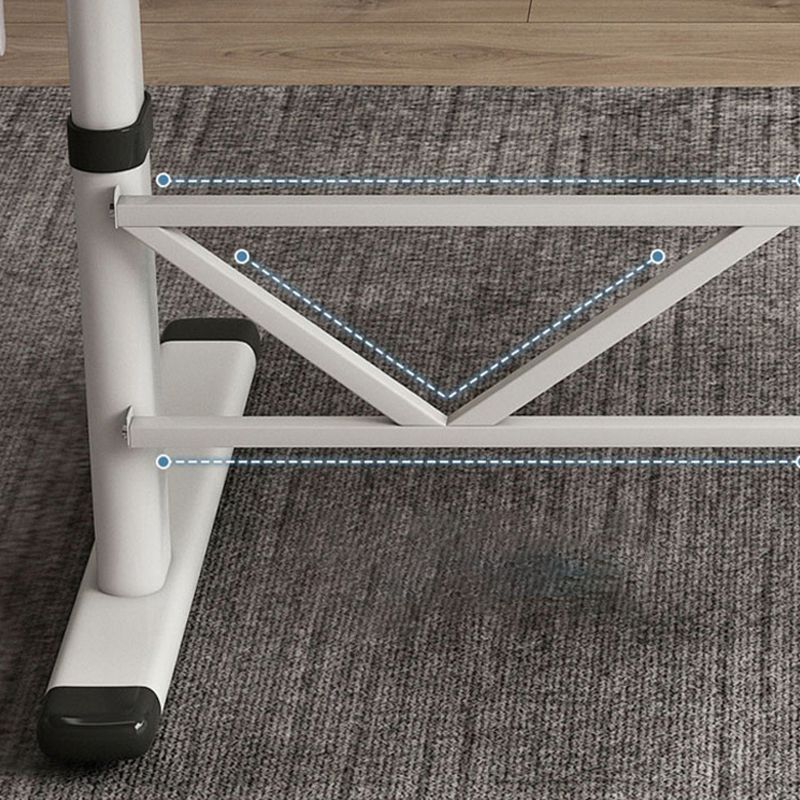 Contemporary Standing Desk Converter Rectangular Office Desk