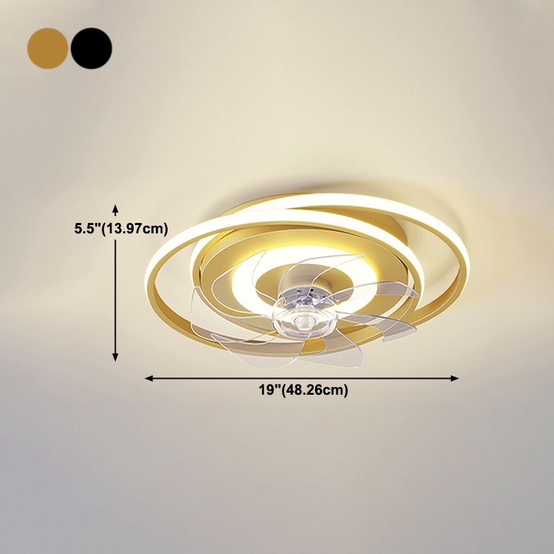 Metal Geometric Ceiling Light Modern Style Multi Lights LED Flush Light
