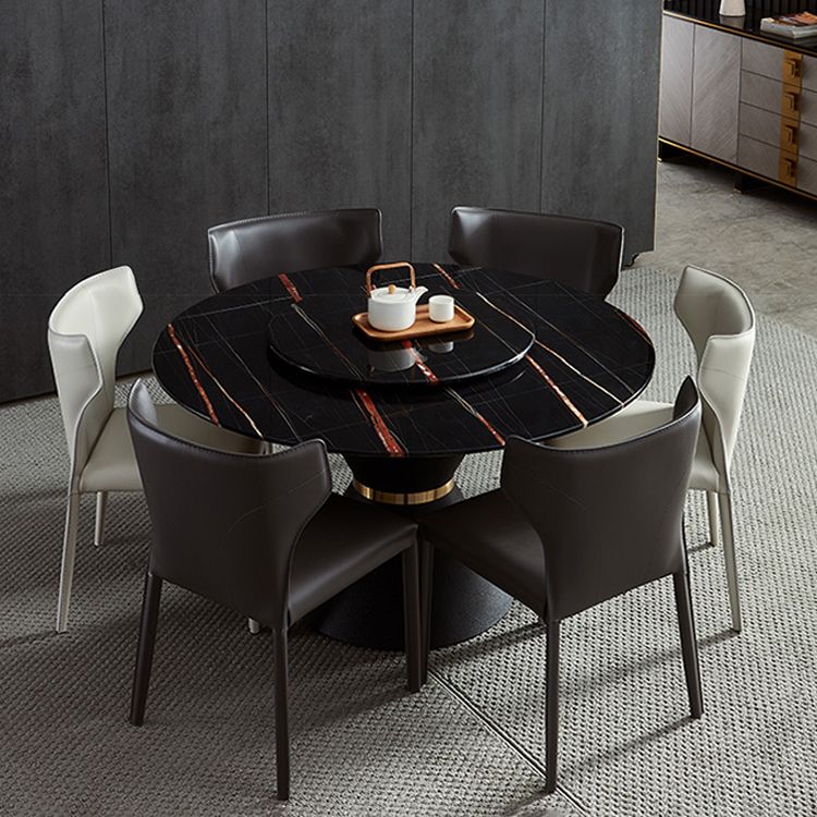 Designer Style Hotel Wingback Chair Leather Matte Finish Dining Chair