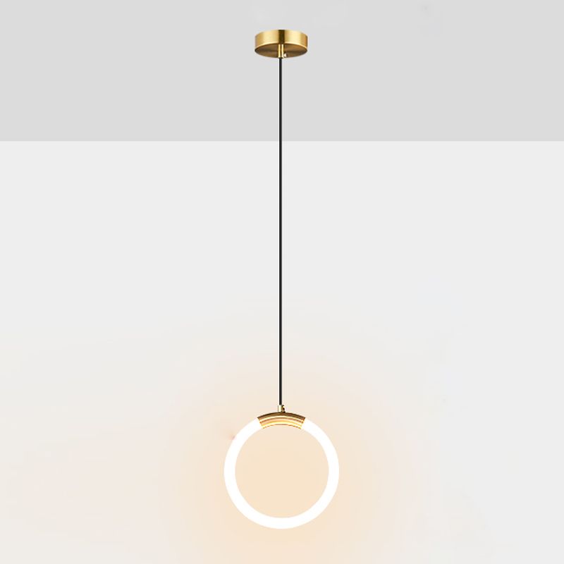 Forma de anillo LED lámpara colgante de luz