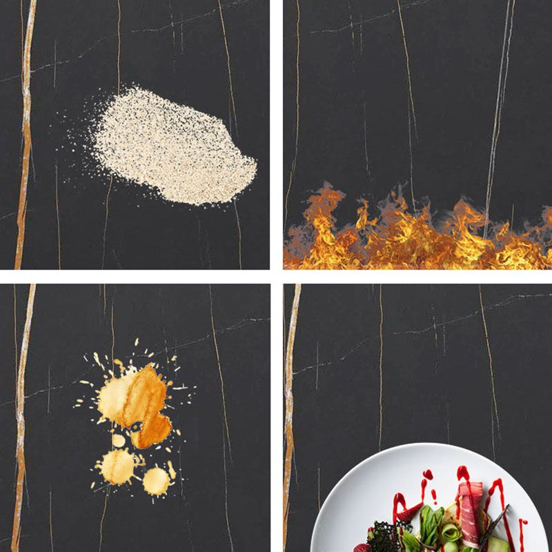 Glam Style Storage Bar Table Gold Frame 42 Inch Height Table for Restaurant