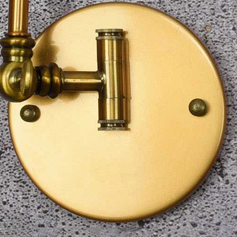 Modern Wall Light Fixture Metal 1 Light Wall Mounted Lighting in Gold Finish