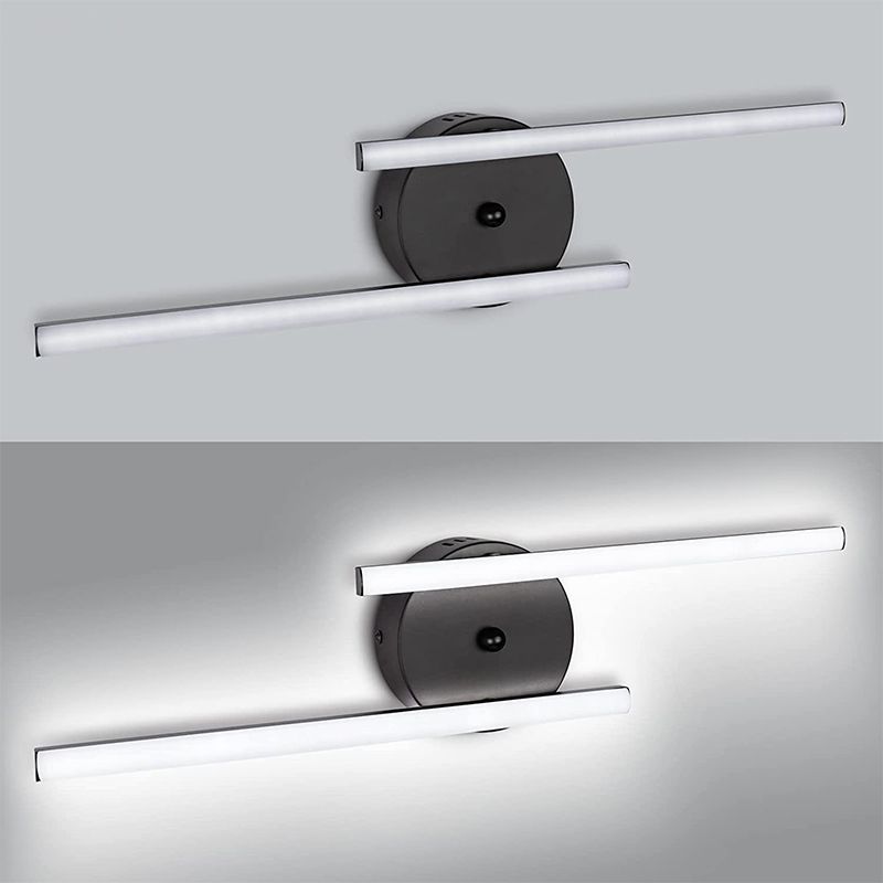 Nordic Style Metal Vanity Light Strip Shape LED Vanity Lamp for Shower Room