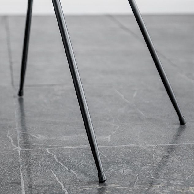 Metal Industrial Style Side Chair Open Back Armless Chair for Patio Use