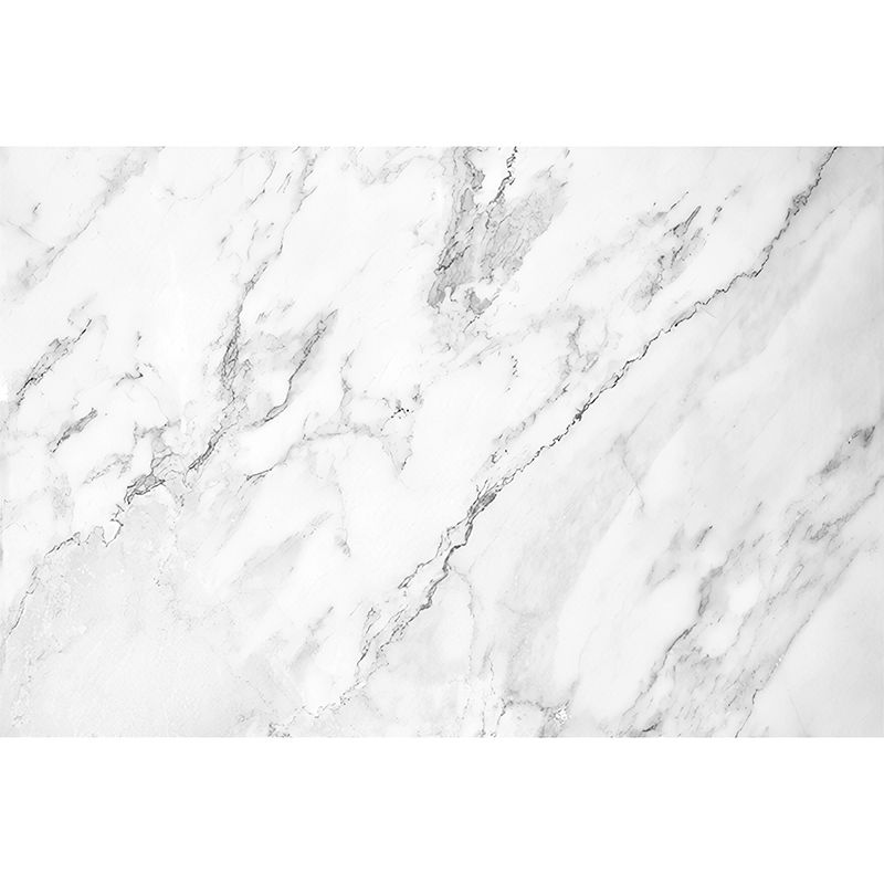 Full Size Marble Wall Art in Grey and White Non-Woven Fabric Wall Mural for Home Decoration, Personalized Size Available